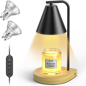 Candle Warmer Lamp with 2 Bulbs, Electric Candle